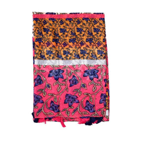 Orange and Yellow Floral Scarf - Future Decor