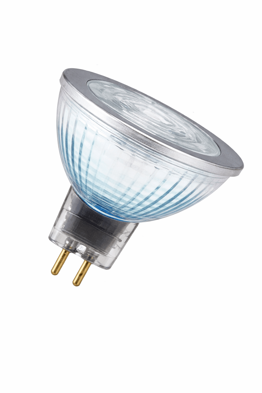 7.5W MR16 LED spotlight bulb at an angle