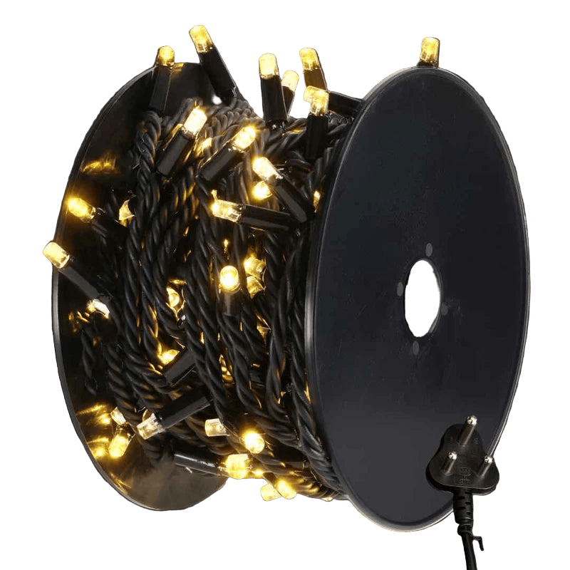 LED fairy lights creating magical ambience in décor