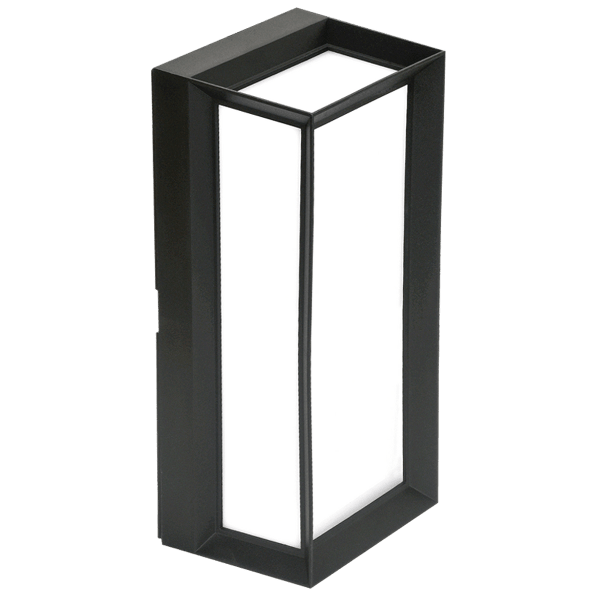 22W black LED outdoor wall light, transparent background, 1254 × 1254