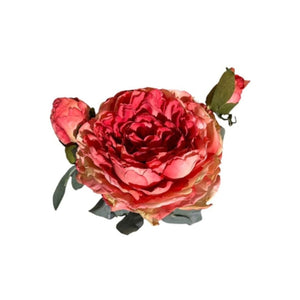 Pink and White Rose Artificial Flower Arrangement 60cm - Future Decor