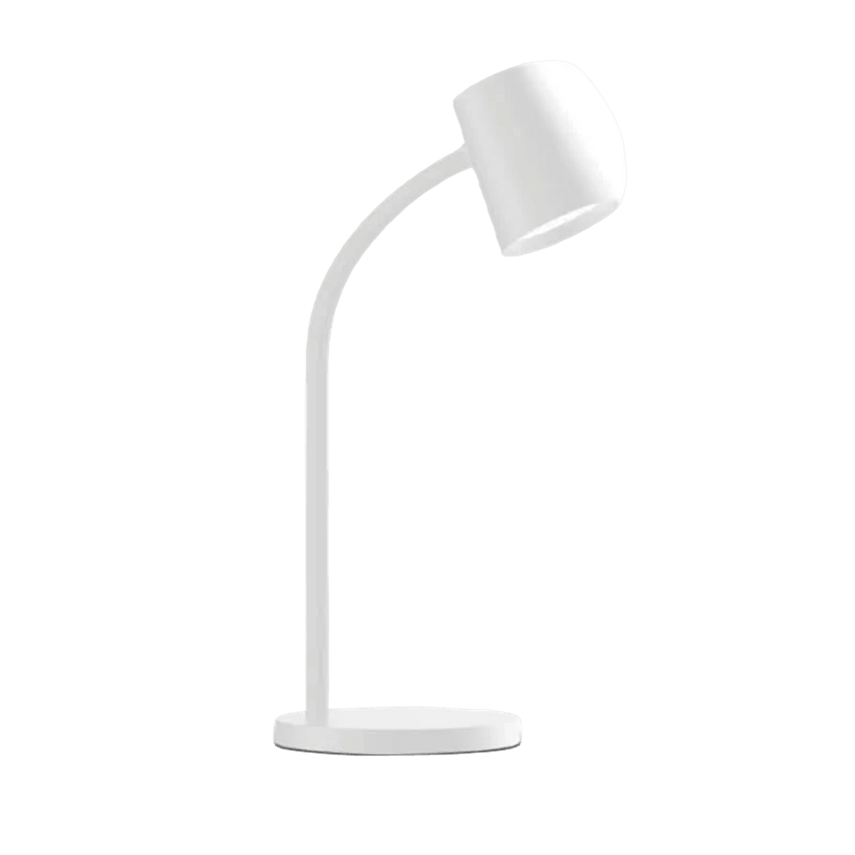 Polo Dimmable LED Desk Lamp - White, transparent background, 1254 x 1254