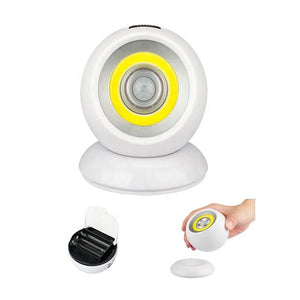 Portable magnetic motion-sensor light on a white background