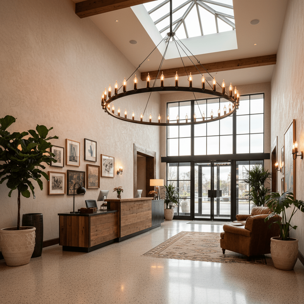 Ranch Single Tier Chandelier