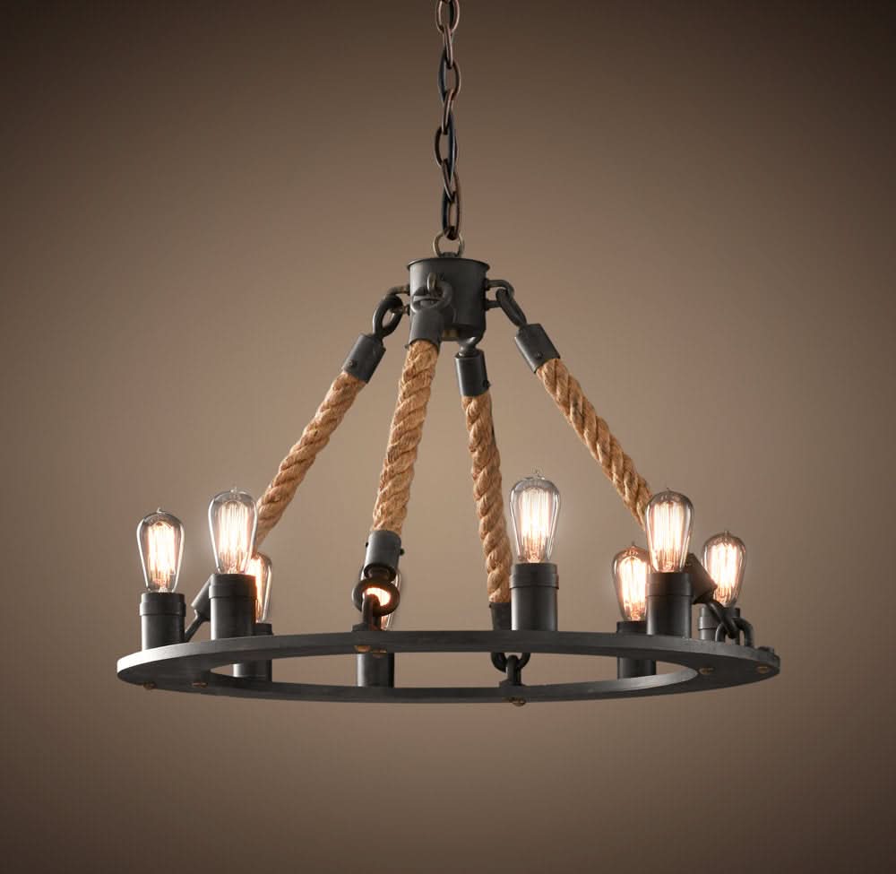Martha 8 Light Rope Pendant - Future Light - LED Lights South Africa