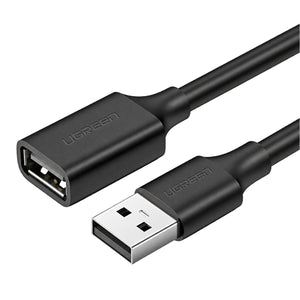UGREEN USB 2.0 Extension Cable – Male to Female, 480Mbps Data Transfer - 1m on a white background