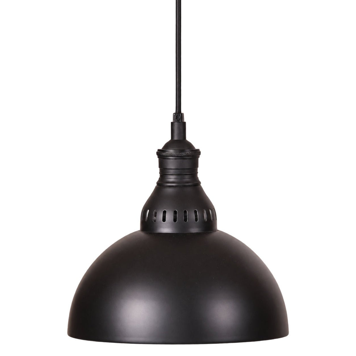 Seattle Hanging Lamp Matt Black on a white background