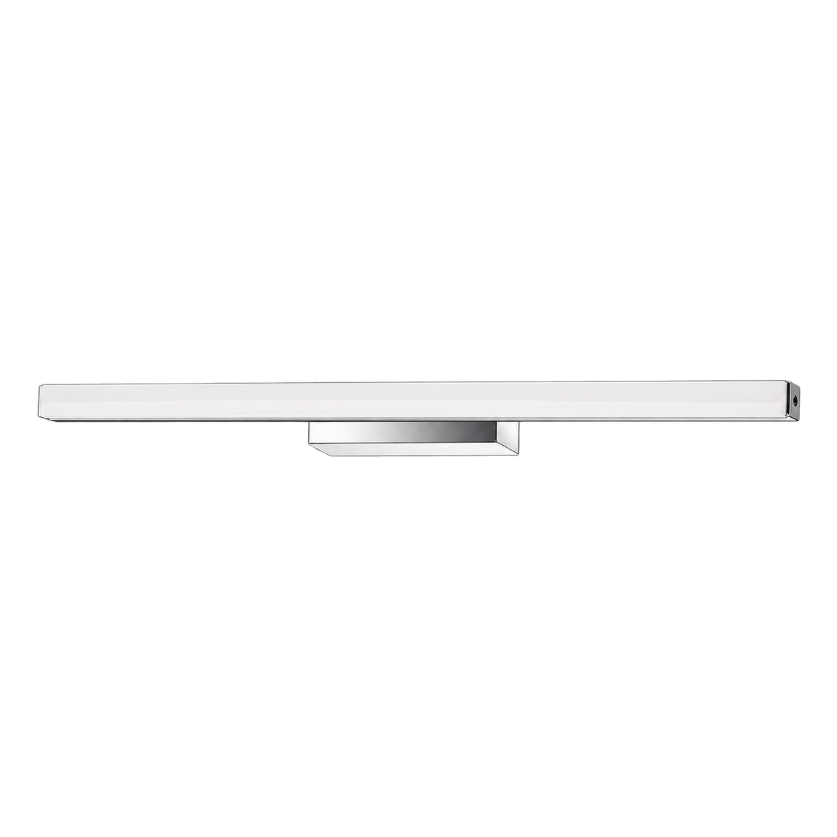 18W Slim LED Bathroom Wall Light, Chrome, IP44 on a transparent background