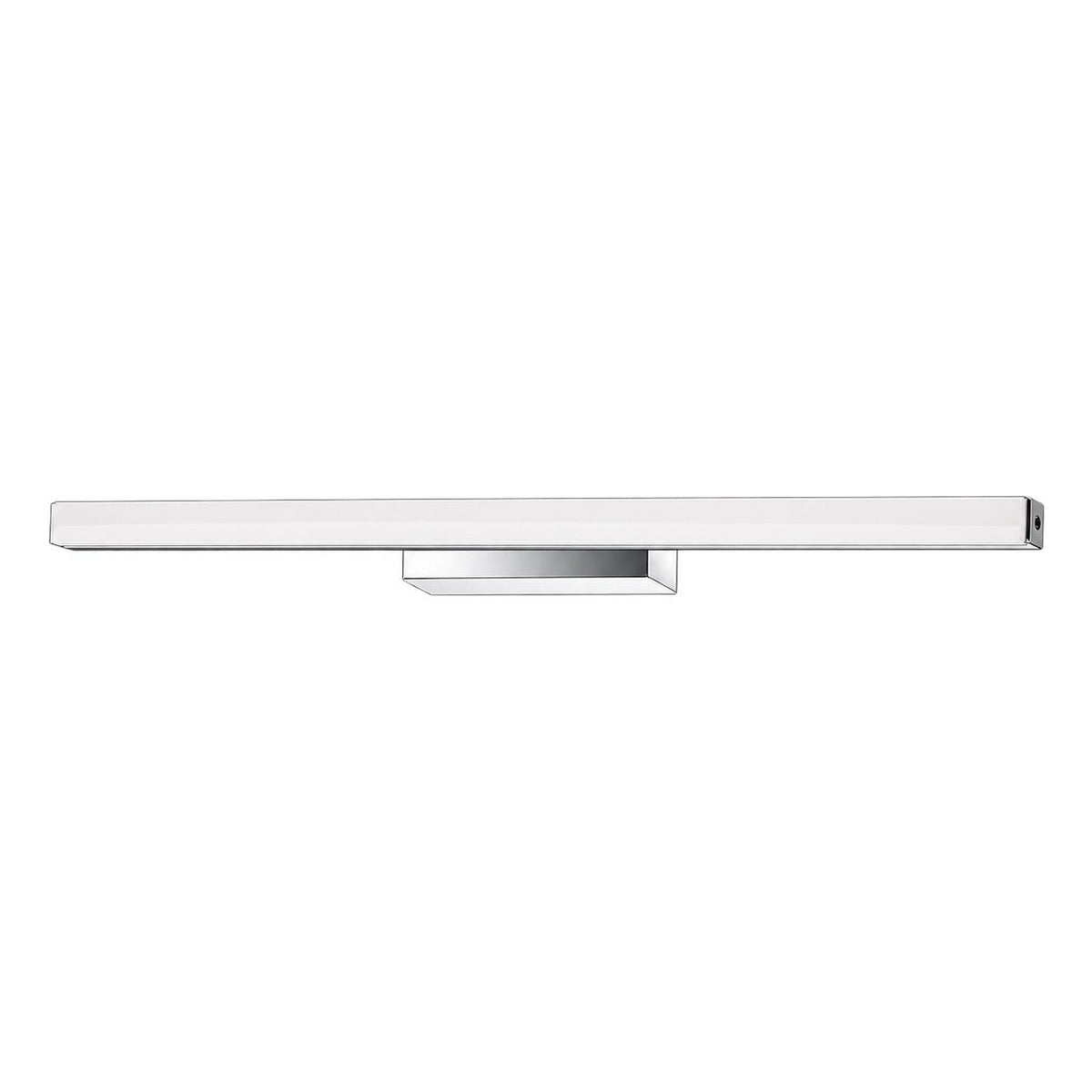 18W Slim LED Bathroom Wall Light, Chrome, IP44 on a white background