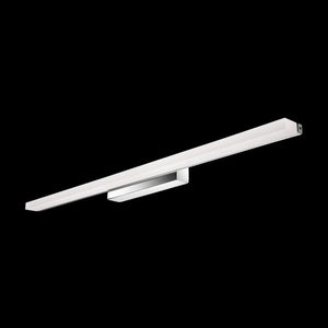 18W Slim LED Bathroom Wall Light, Chrome, IP44 — white background