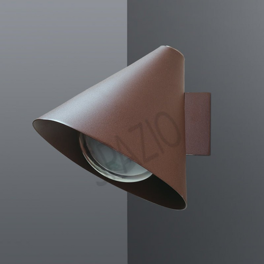 Corten Wall Light – 40W E27, IP65 — transparent background