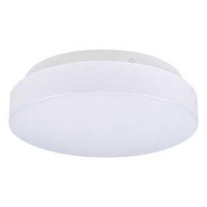 White Round E27 Ceiling Light - 250mm — transparent background