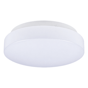 White Round E27 Ceiling Light - 290mm — transparent background