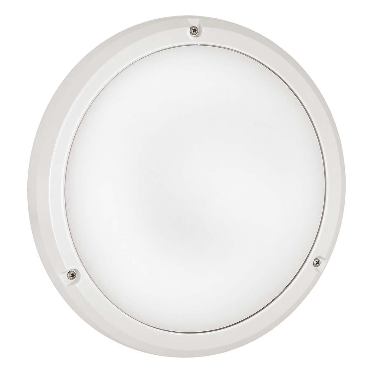 White Opal E27 Bulkhead Light - IP44, 270mm — transparent background