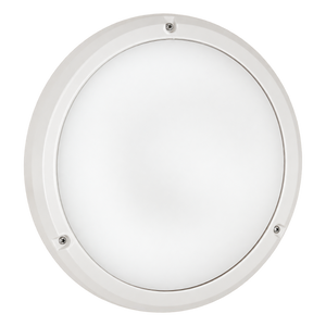 White Opal E27 Bulkhead Light - IP44, 270mm — transparent background