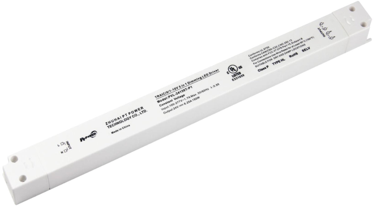 LED Dimmable Power Supply - 12Vdc 75W — white background