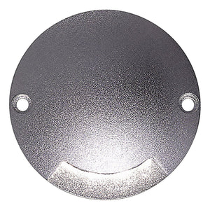 12V Blue LED Aluminium Wall Light - IP67 — white background