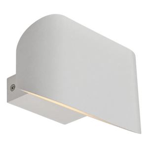 White 3W Cool White Up/Down LED Wall Light - 230VAC — transparent background