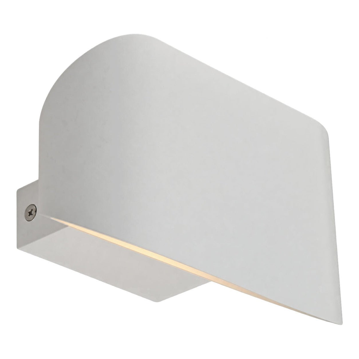 White 3W Cool White Up/Down LED Wall Light - 230VAC — white background