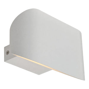 White 3W Cool White Up/Down LED Wall Light - 230VAC — white background