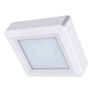 Square LED Ceiling Light - 6W, 4000K — white background