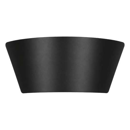 BOHO up-and-down LED wall light, matt black, transparent background