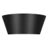 BOHO up-and-down LED wall light, matt black, transparent background
