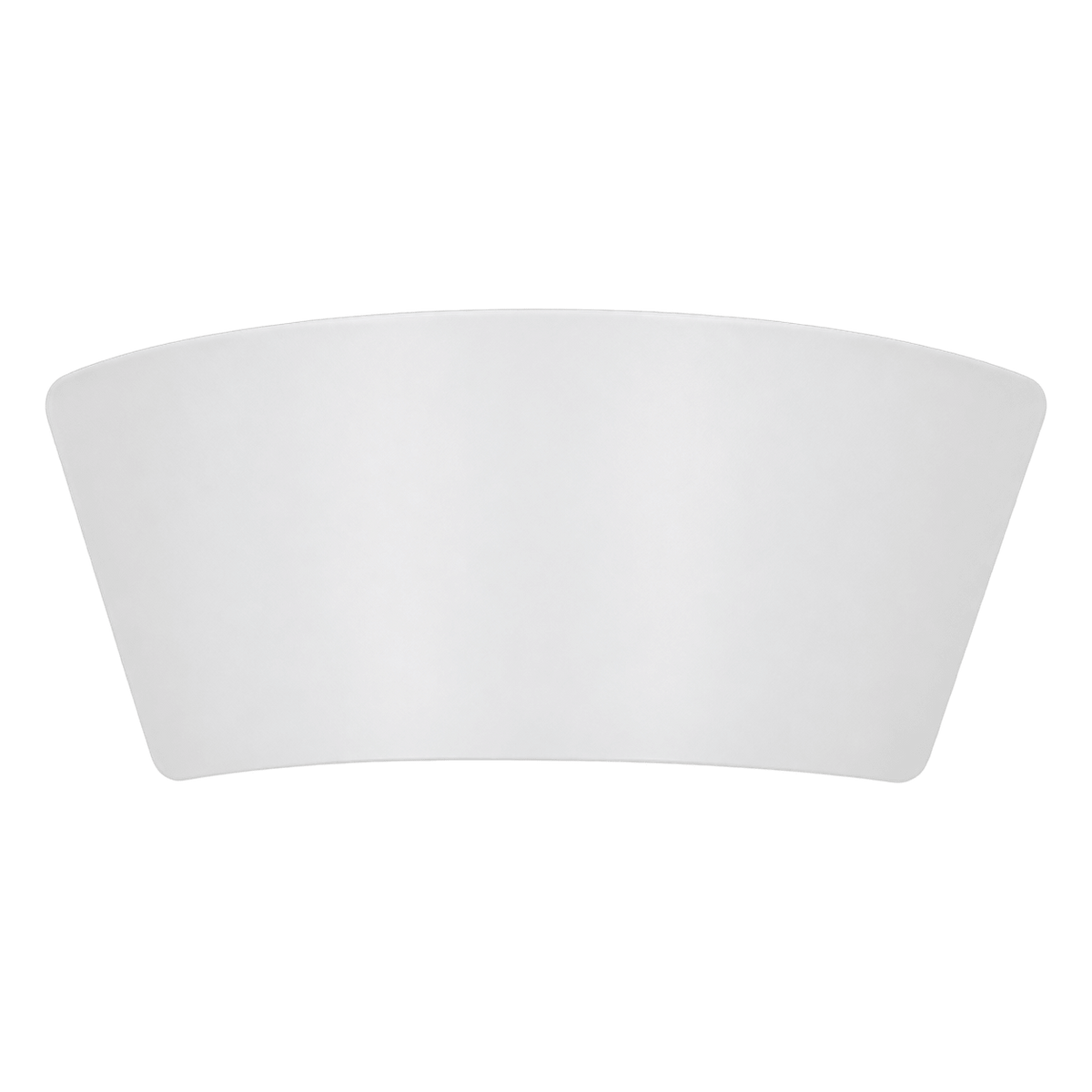 BOHO up-and-down LED wall light, matt white, transparent background