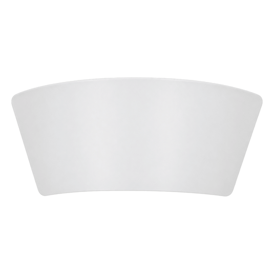 BOHO up-and-down LED wall light, matt white, transparent background