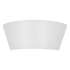 BOHO up-and-down LED wall light, matt white, transparent background