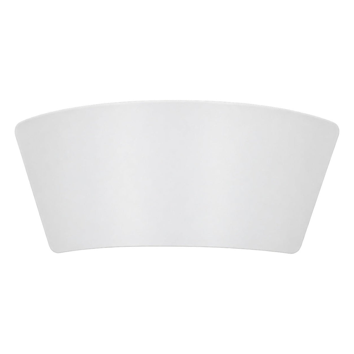 BOHO up-and-down LED wall light, matt white, white background