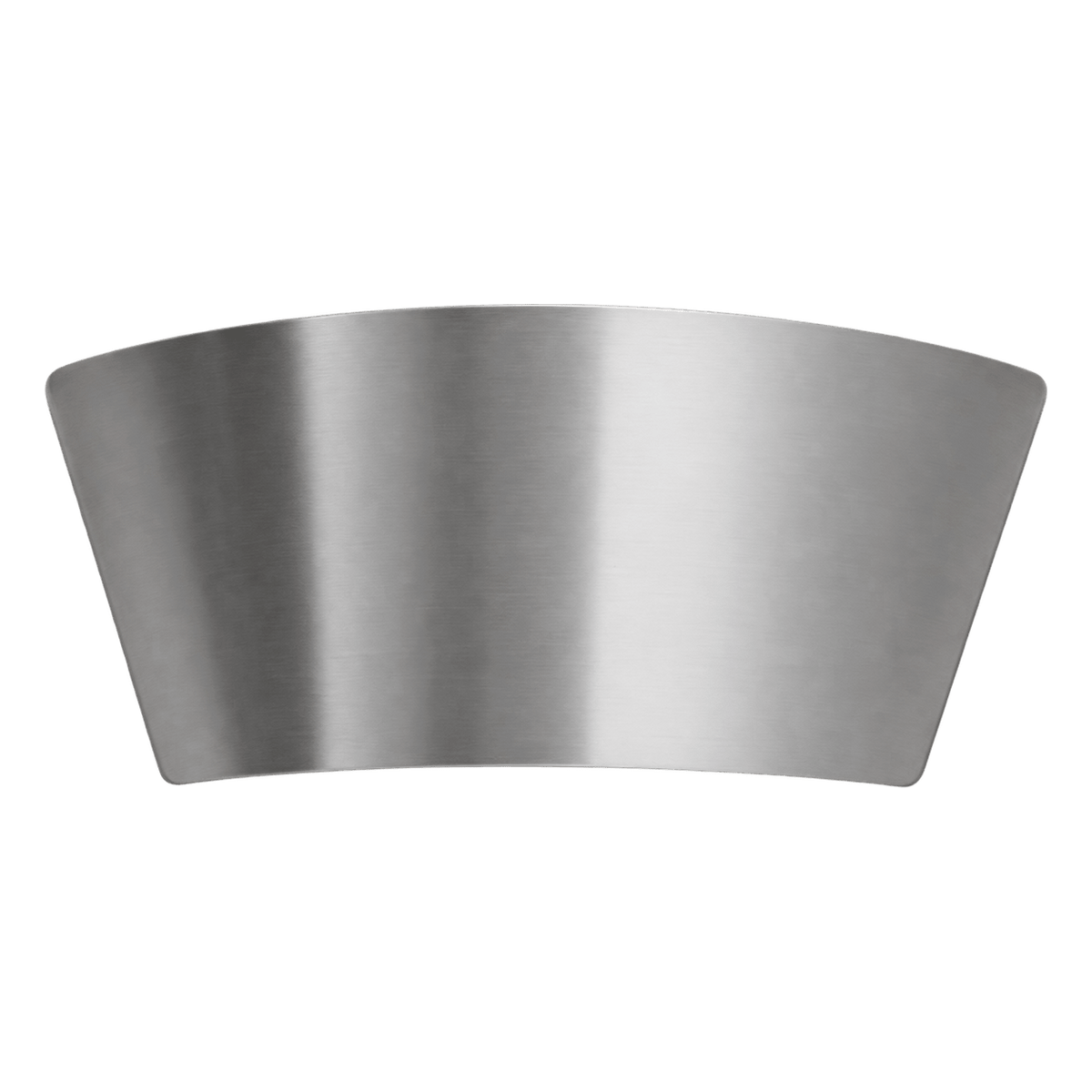 BOHO up-and-down LED wall light, satin nickel, transparent background
