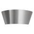 BOHO up-and-down LED wall light, satin nickel, transparent background