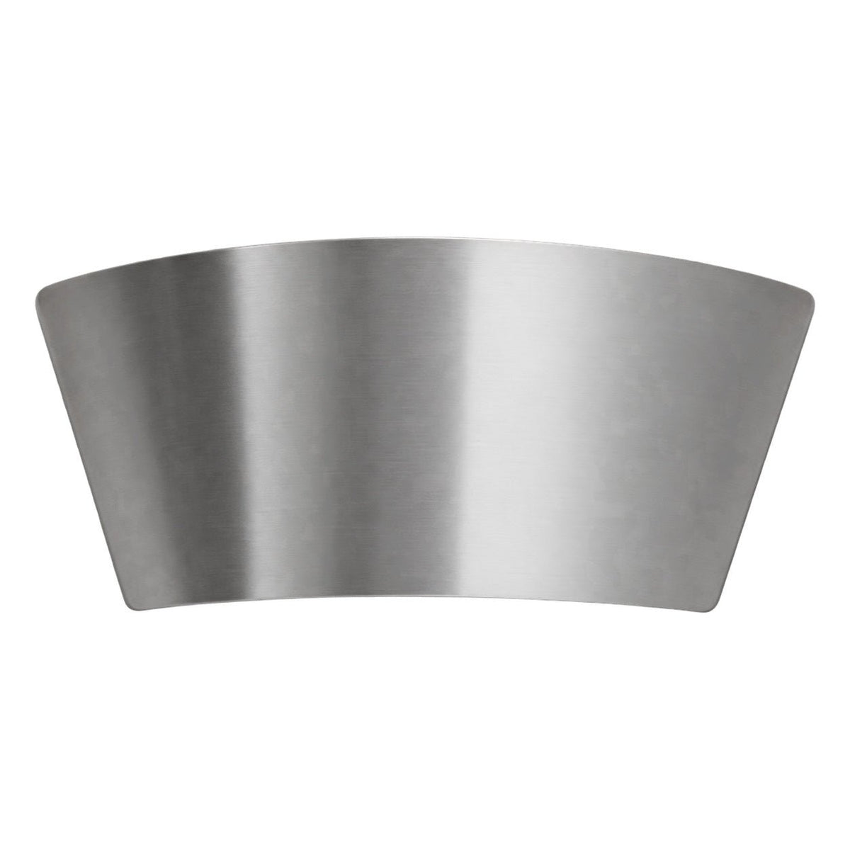 BOHO up-and-down LED wall light, satin nickel, white background