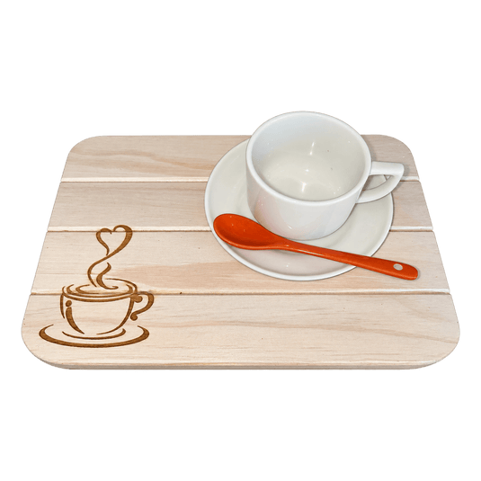 Four Plank Small Platter - Tea on a transparent background