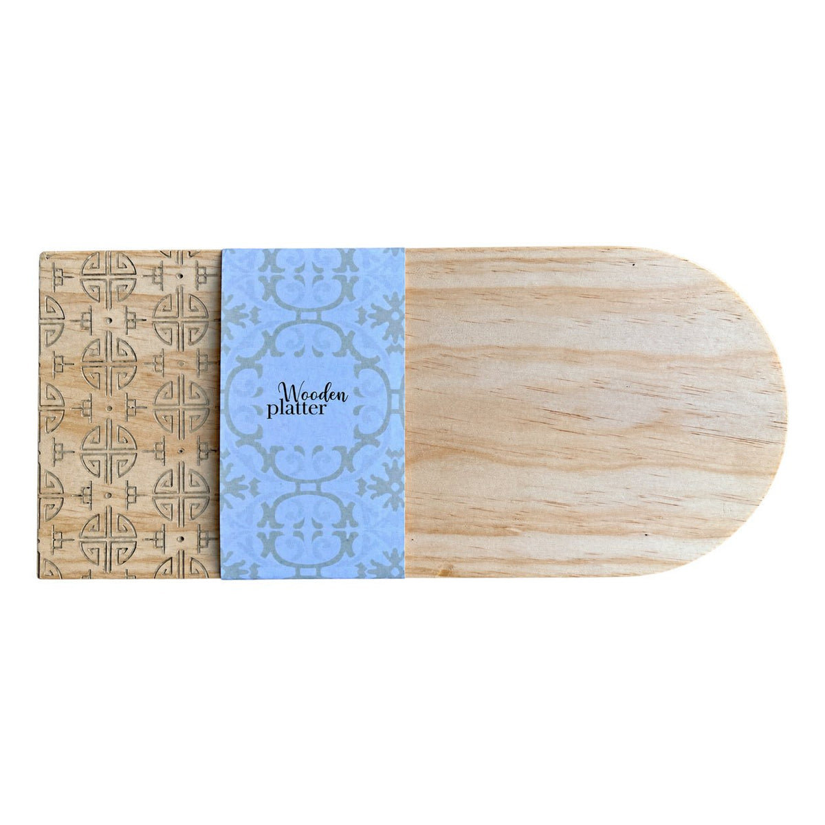 Platter Tray - Abstract Pattern on a white background
