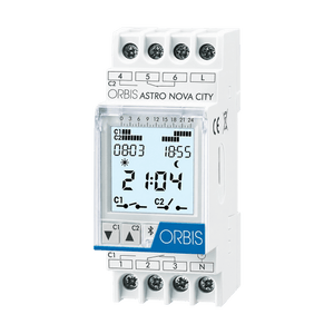 Orbis Astro Nova - Din Rail Astronomical Timer product image on transparent background