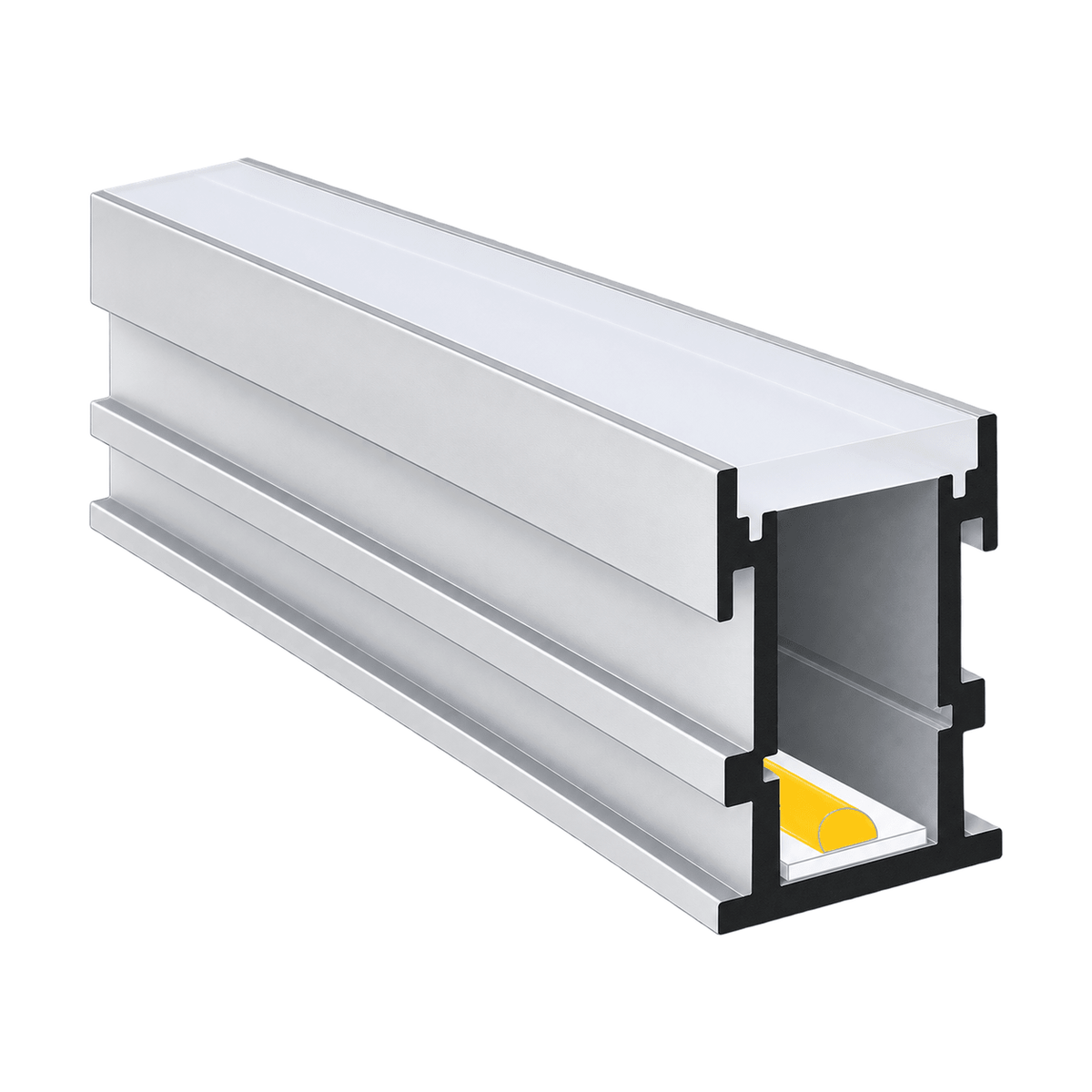 Outdoor LED Extrusion - Inground with frosted cover product image on white background
