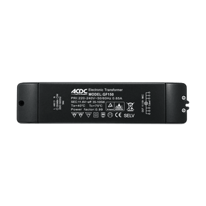 12Vac 105W Electronic Transformer product image on transparent background