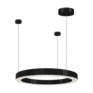 Halo Black LED Pendant - Small product image on white background