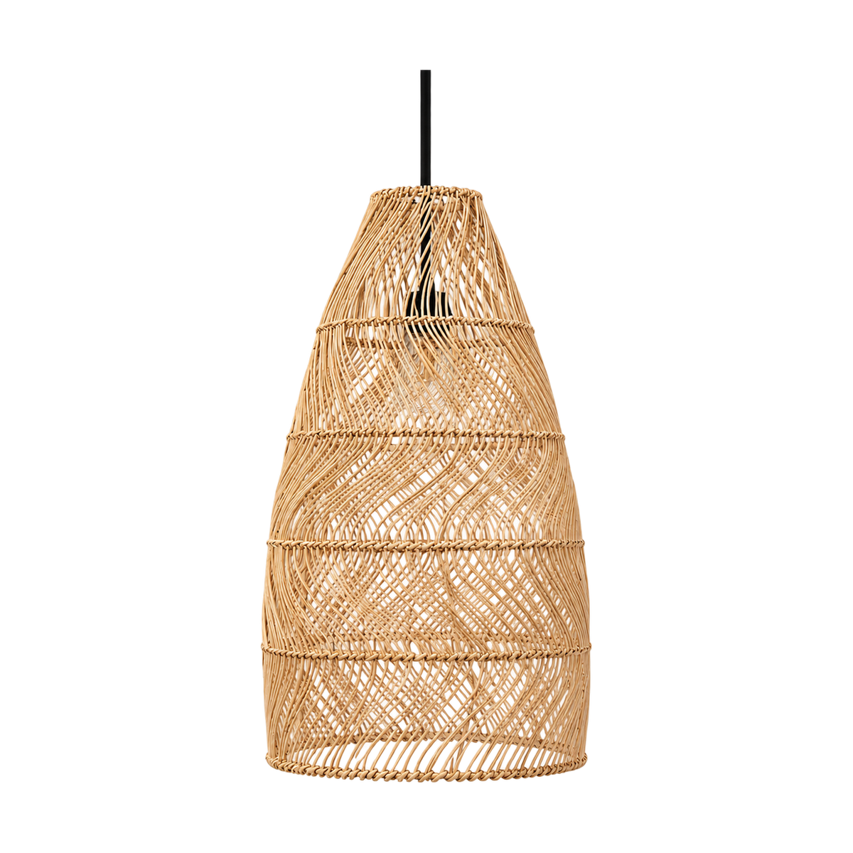Rattan Pendant 280 product image on transparent background