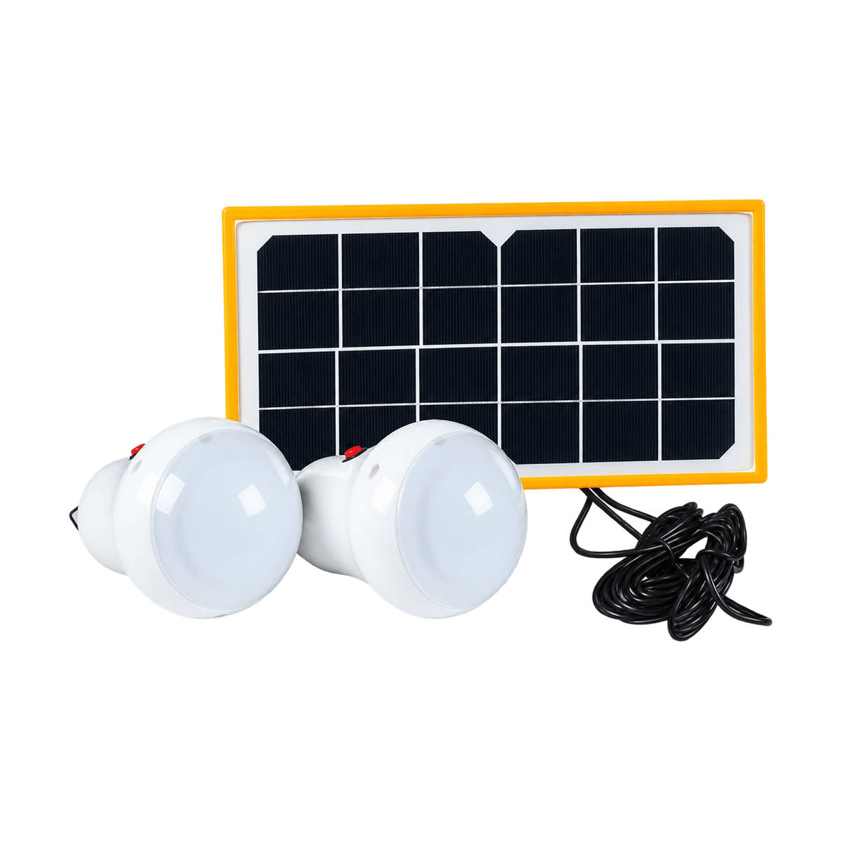 White background catalog image of Portable Solar 2 Light Kit