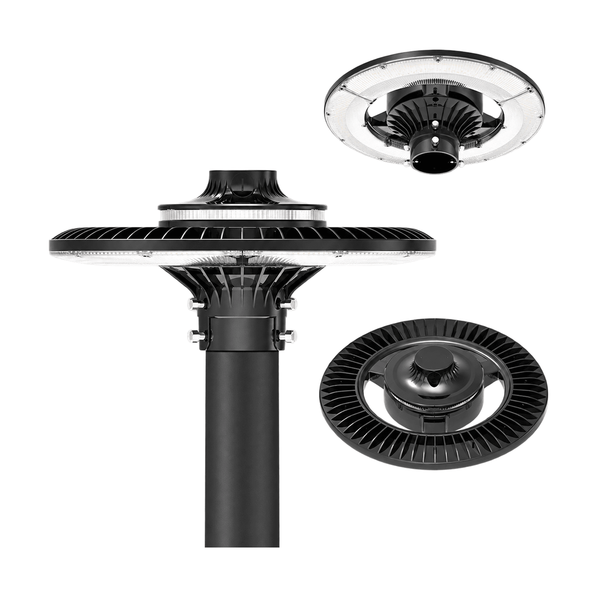 White background catalog image of Orbit CCT LED Post Lamp - Power Selectable