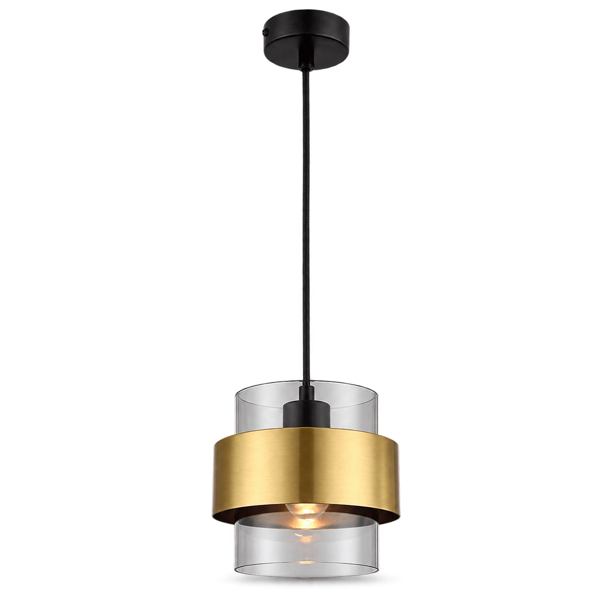 Astrid Gold Pendant Light — white background