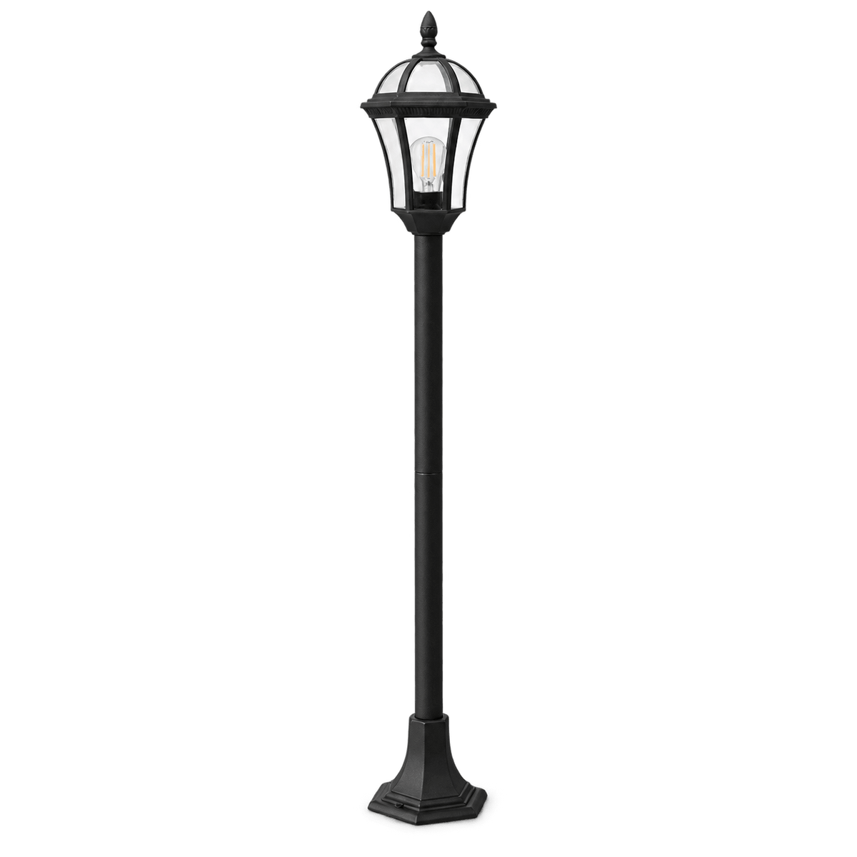 Eclipse Bollard Light - Coastal — transparent background