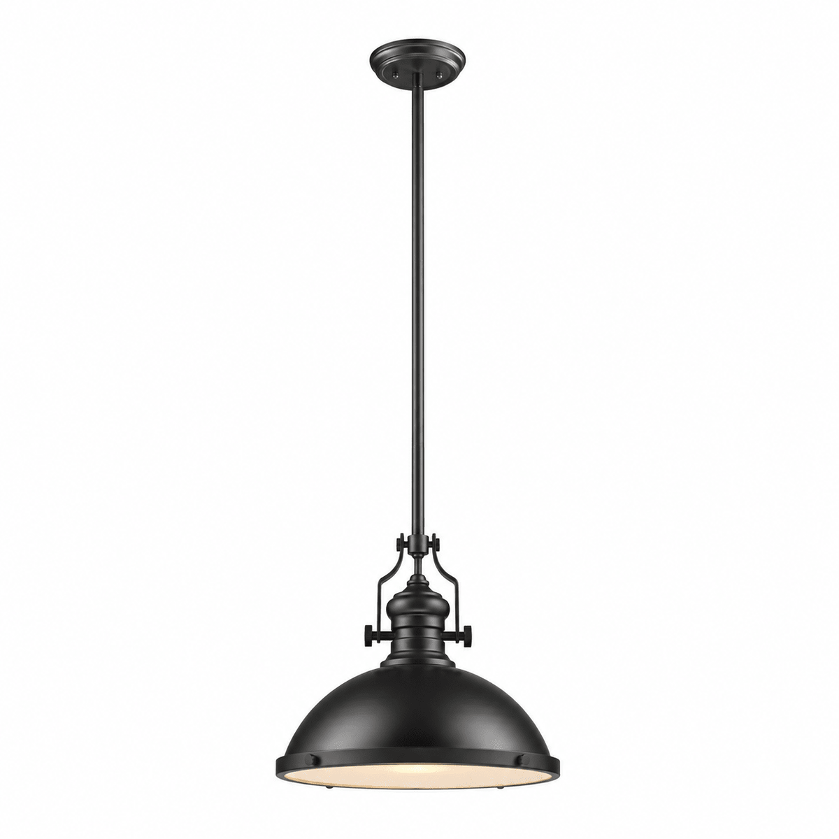 Black Nautical Pendant on white background