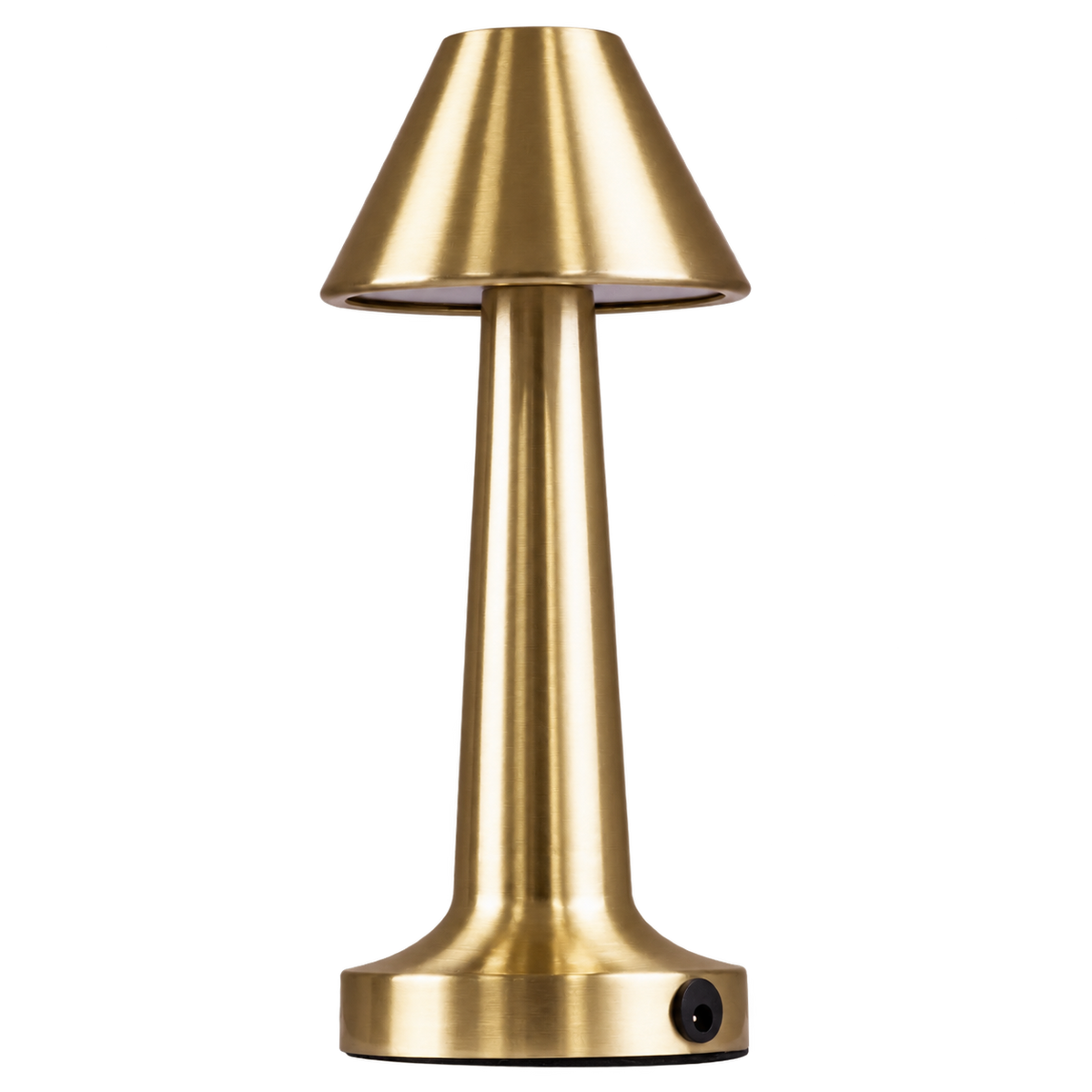 Molly Rechargeable Desk Lamp - Gold on transparent background, product image