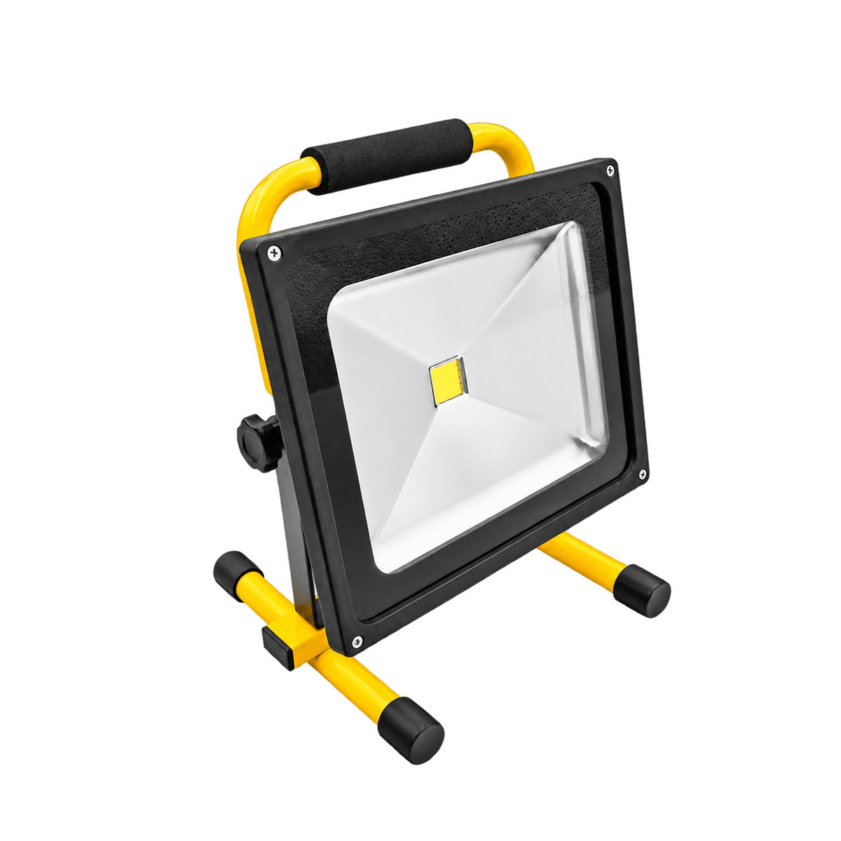 100W Rechargeable Portable LED Worklight on transparent background