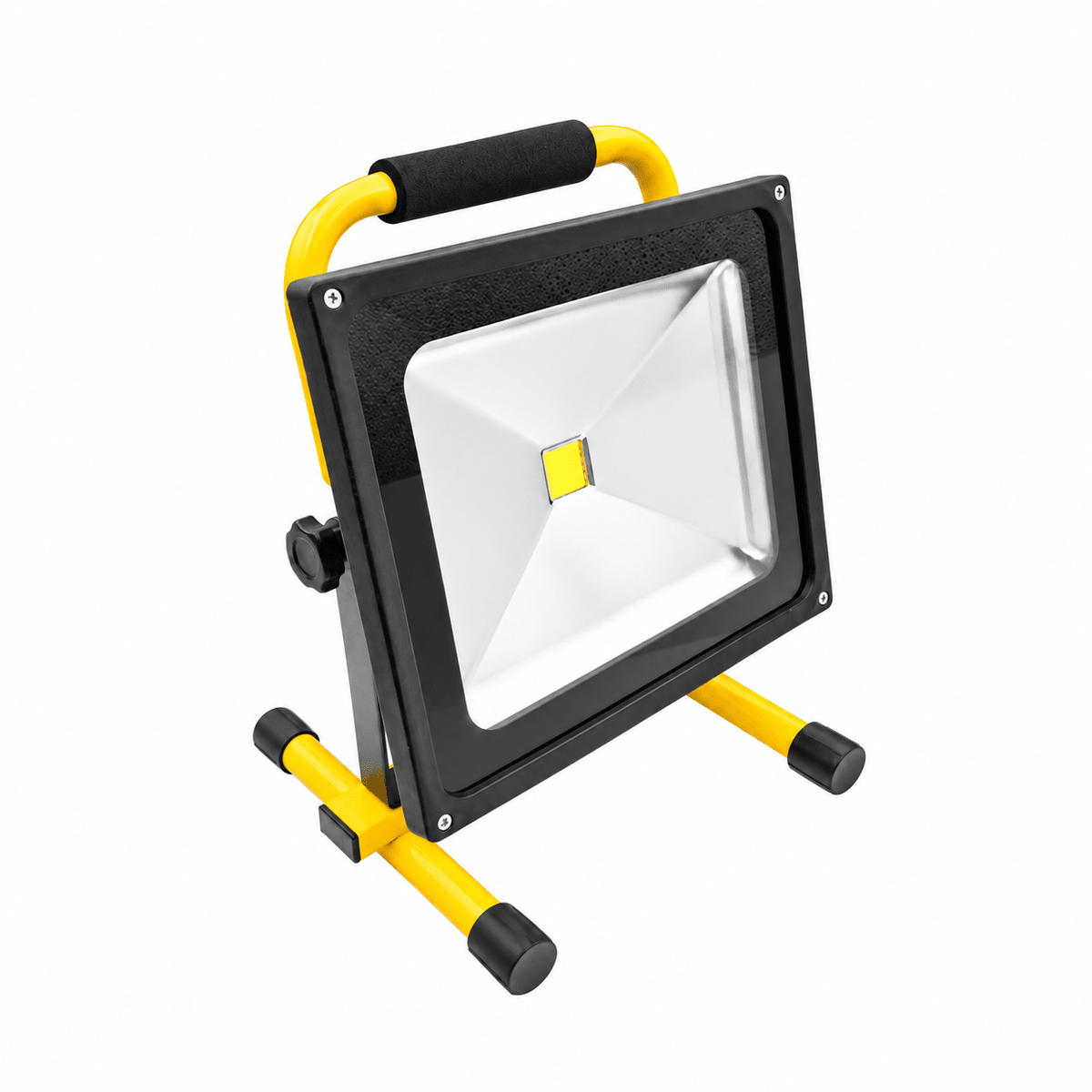 100W Rechargeable Portable LED Worklight on white background