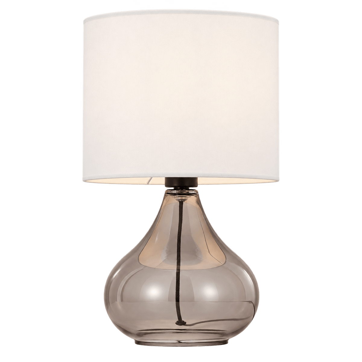Wilson Smoke & Beige Table Lamp — transparent background